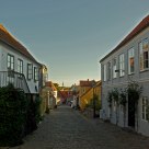 Narrow streets of cobble stones